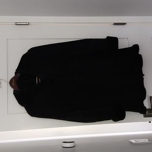 Steve by Searle Black Suede and Shearling coat size XS